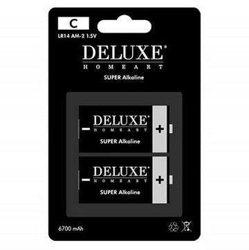 2 x C Batterier - Deluxe Homeart