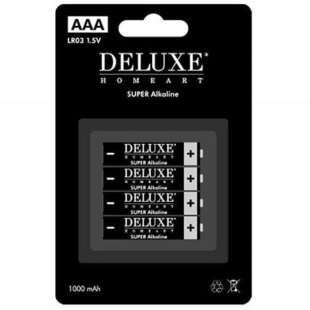 deluxe homeart-4xaaa-batterier