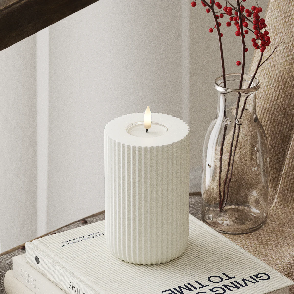 LED Rillelys - Stribe Ø8 x 12,5 cm