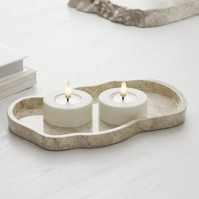 Deluxe Homeart LED Fyrfadslys 2 stk (store)