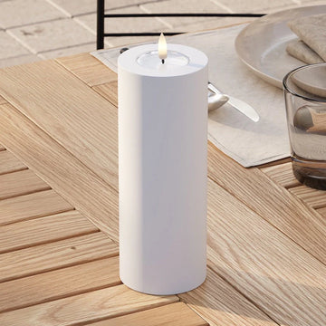 LED Udendørs Bloklys Ø7.5 x 20 cm