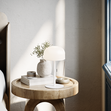 Deluxe Homeart LED lampe – Ikon Copenhagen 27 cm – Hvid