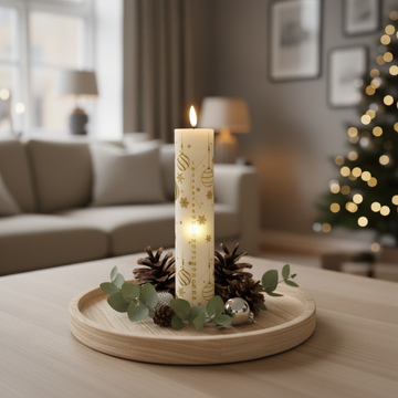 LED Kalenderlys inkl. fjernbetjening og batterier - Deluxe Homeart