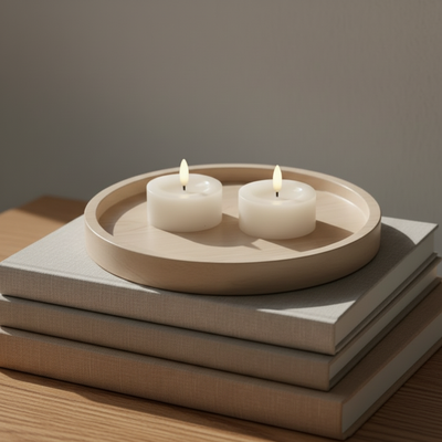 LED Fyrfadslys 2 stk - Jumbo